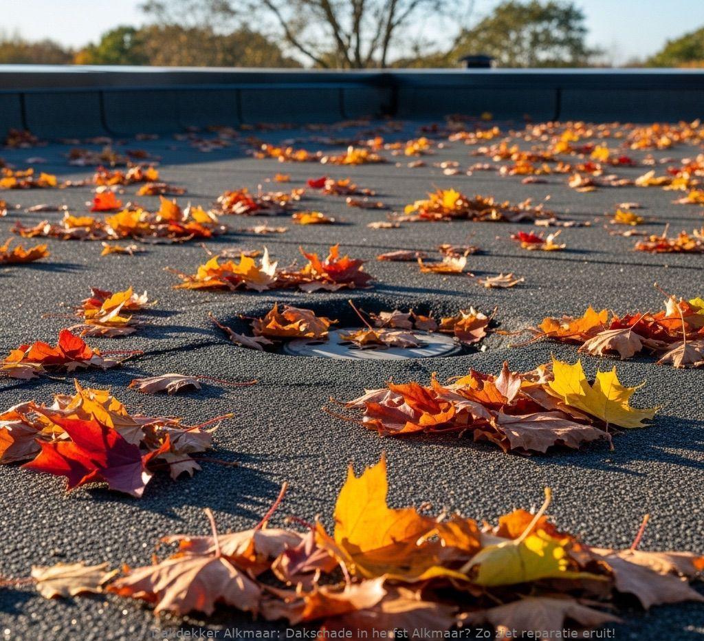 Dakschade In Herfst Alkmaar